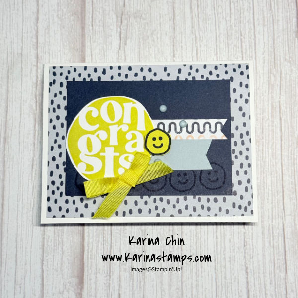Easy Stamping 1-2-3: Around It All Card Tutorial