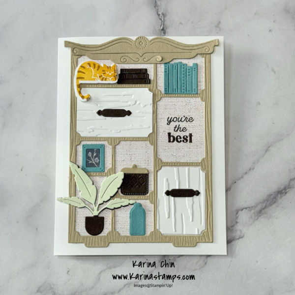 How to Make a Book Shelf Themed Card with the On Display Bundle | Stampin’ Up! Card Tutorial