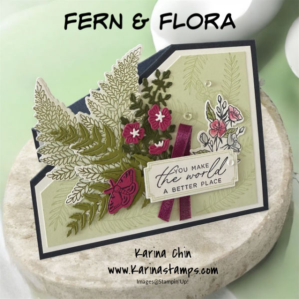 Pop Up Corner Card Tutorial with Moonlit Flora Suite (Stampin’ Up! Sneak Peek!)
